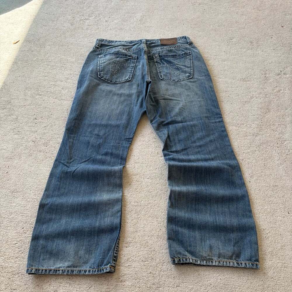 Marc Ecko Men's Vintage Y2K Boot Cut Blue Denim Jeans W36 L32